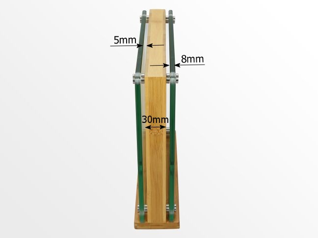 Dimensions of knife block