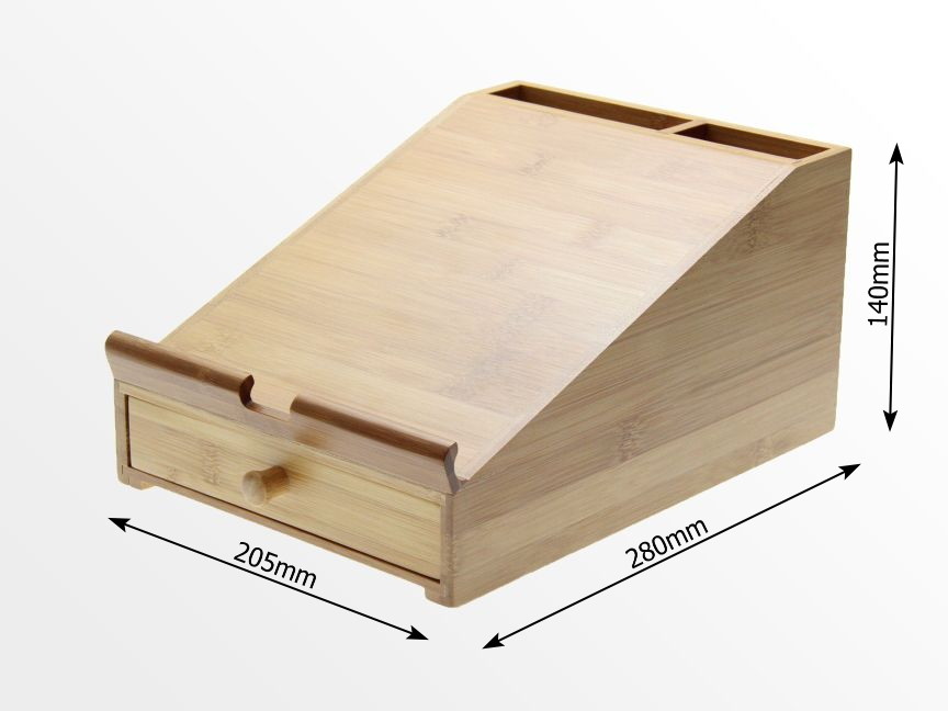 Dimensions of Bamboo iPad Stand