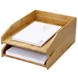 Set of 2 Stackable Letter Racks