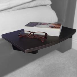 Clip on Bed Hanging Shelf Black