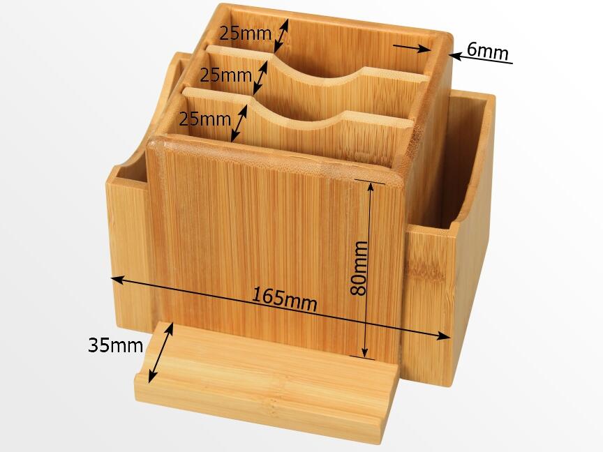 Dimensions of revolving desk tidy