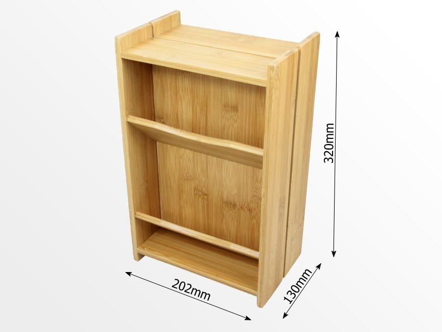 Dimensions of keys and letter holder