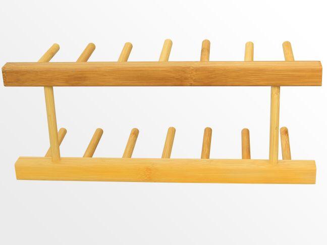 Bamboo plate racks