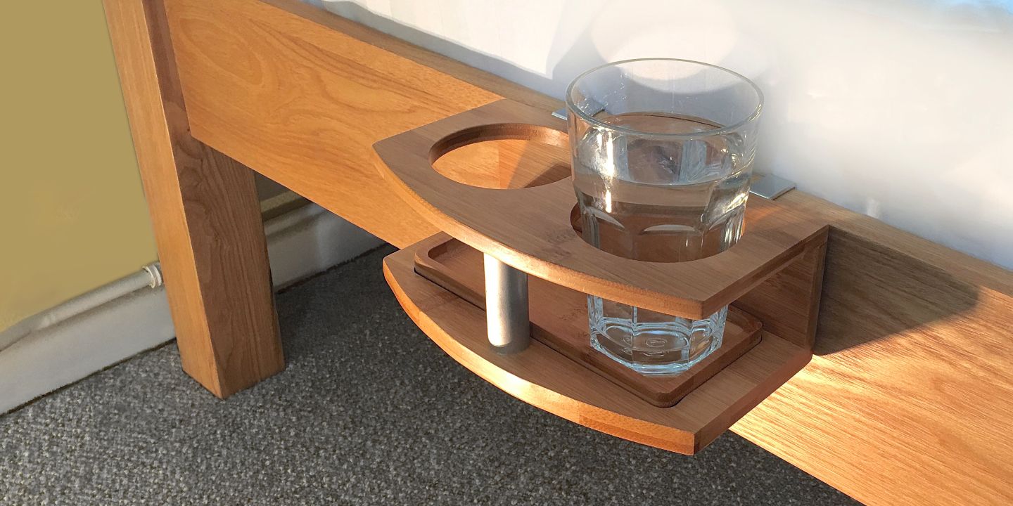 Clip on Bedside Cup Holder