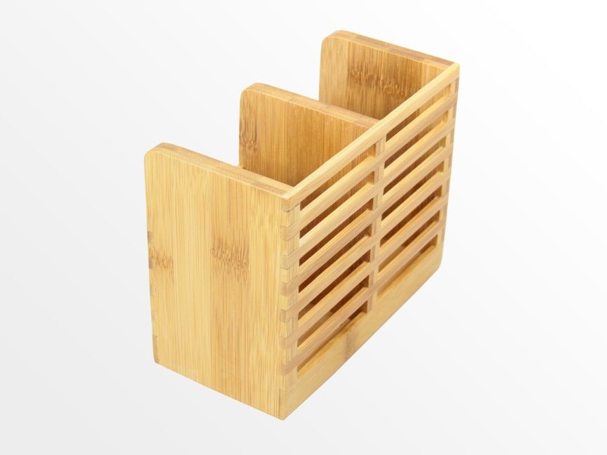 Bamboo pen holder