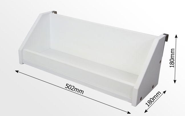 Dimensions of bed hanging shelf