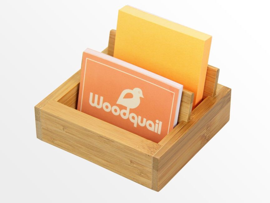 Bamboo card holder