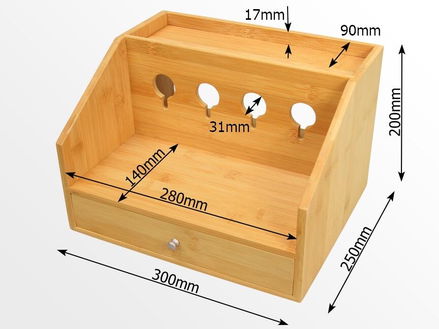 Dimensions of charging station