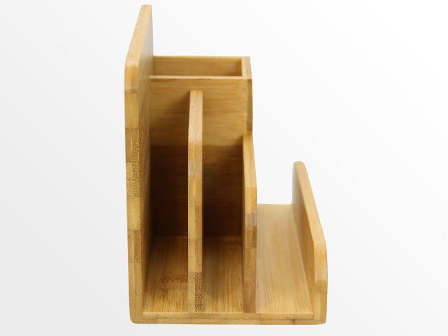 Bamboo small desk organiser