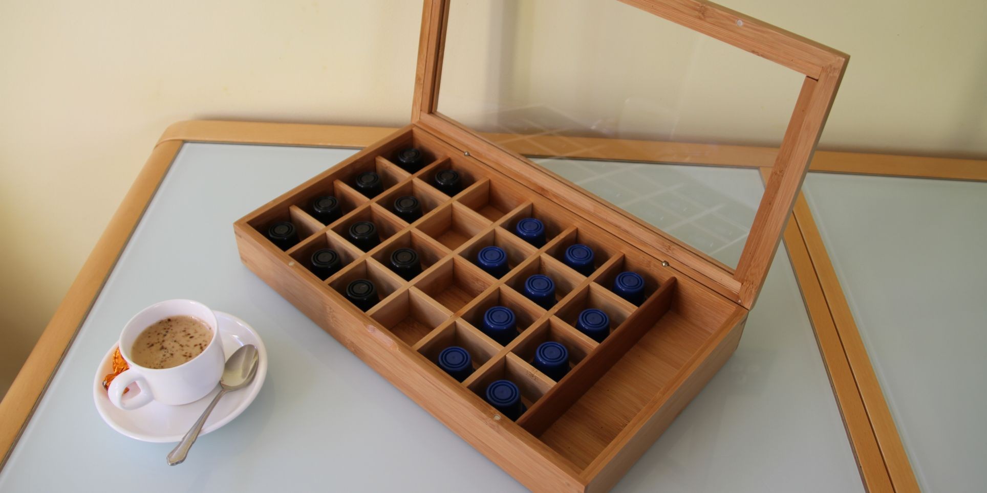 Bamboo Coffee Capsule Box