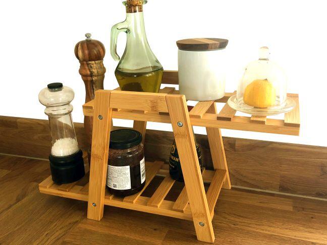 Bamboo kitchen stand