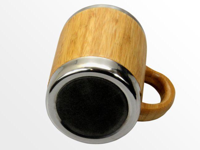 Bamboo mug with handle
