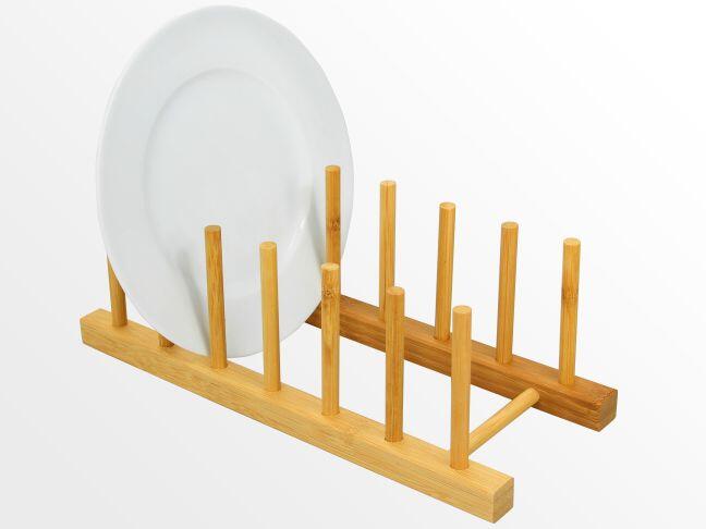 Bamboo Plate Racks