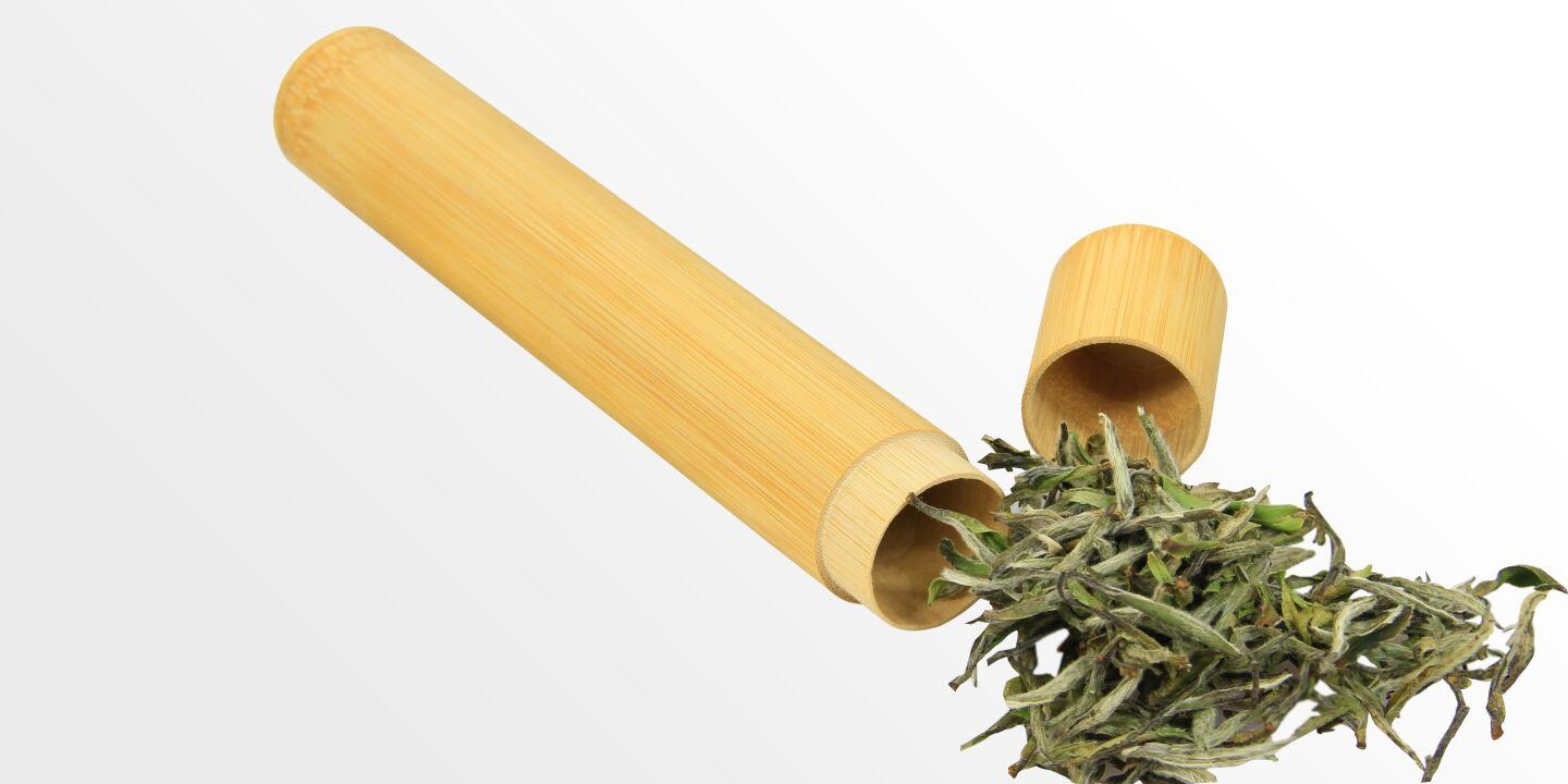 Bamboo Tea Tube Canister
