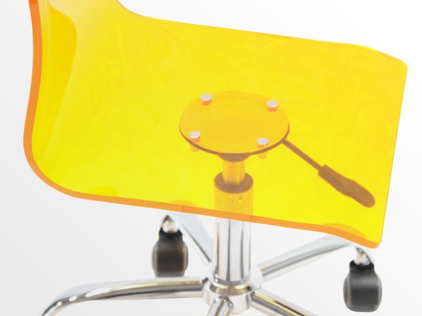 Acrylic Swivel Chair