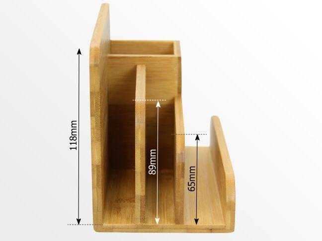 Dimensions of desk organiser