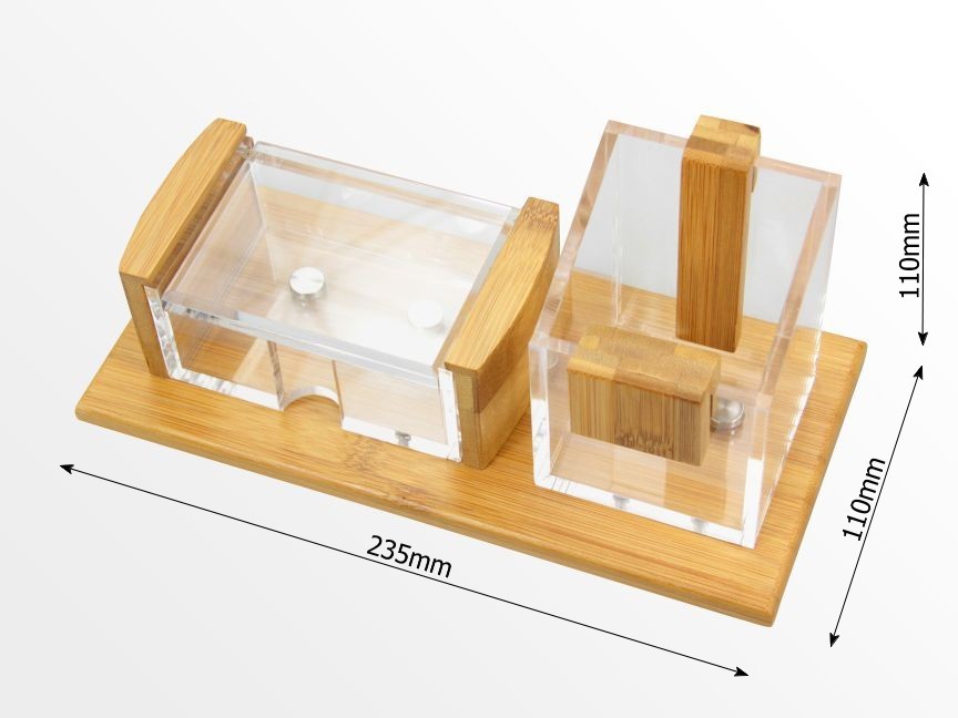 Dimensions of pen pot and card holder