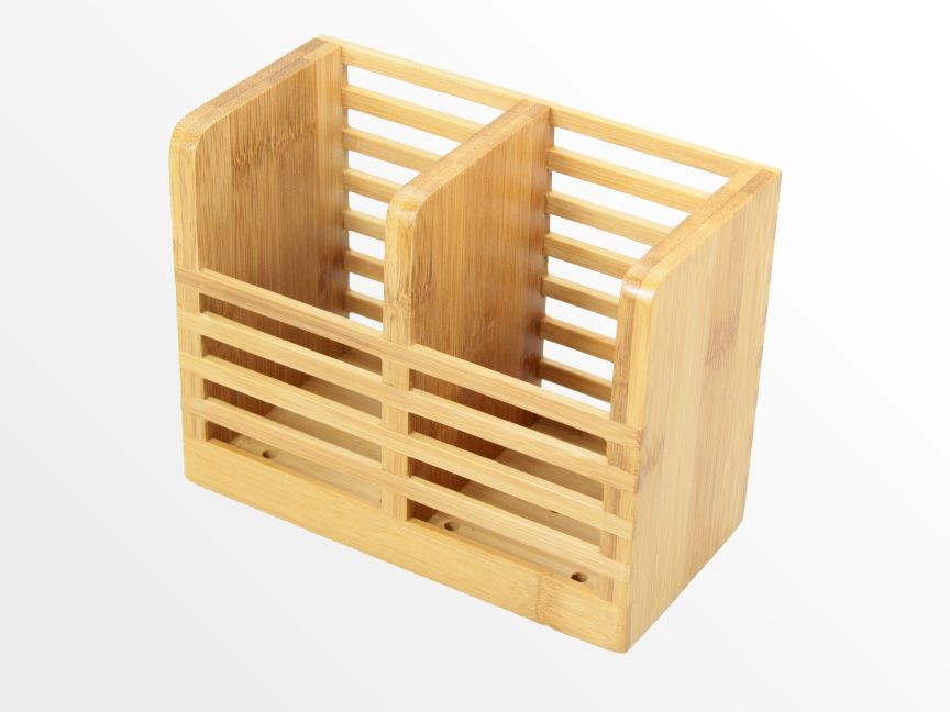 Bamboo pen holder