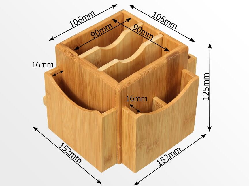 Dimensions of revolving desk tidy