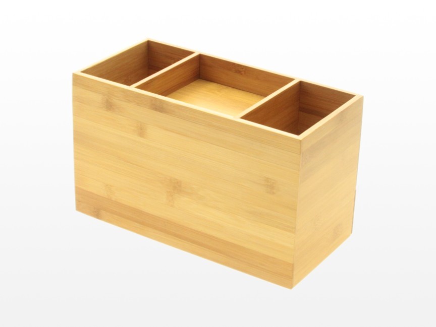 Bamboo stationery box