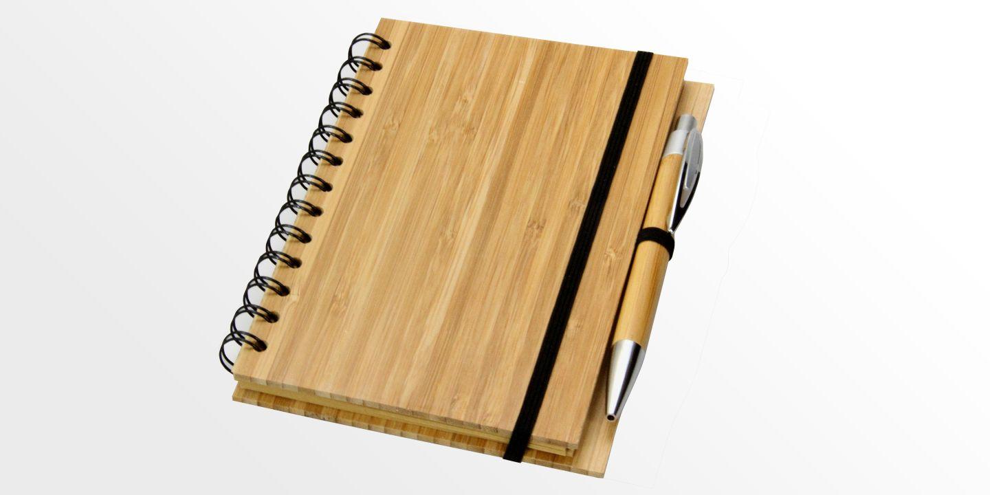 Bamboo Notepad with Pen | Bamboo Diary Organiser 