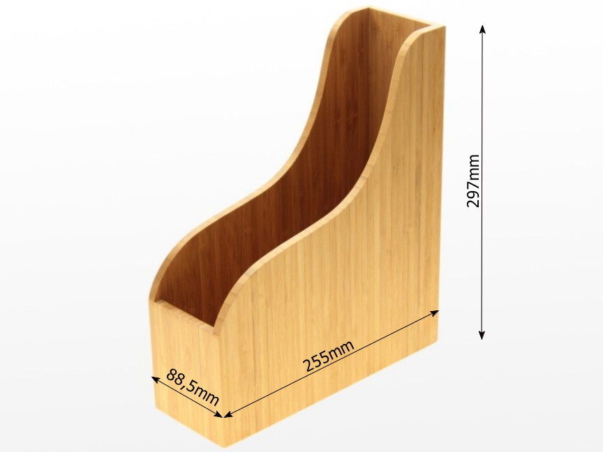 Dimensions of document holder