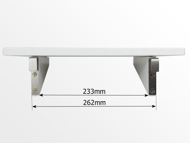 Dimensions of clip on shelf