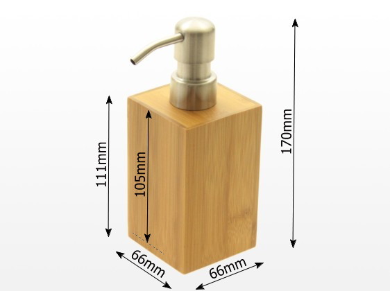 Dimensions of lotion dispenser